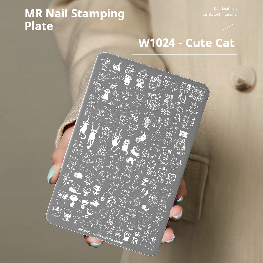 MR NAIL Nail Art Stamping Plate