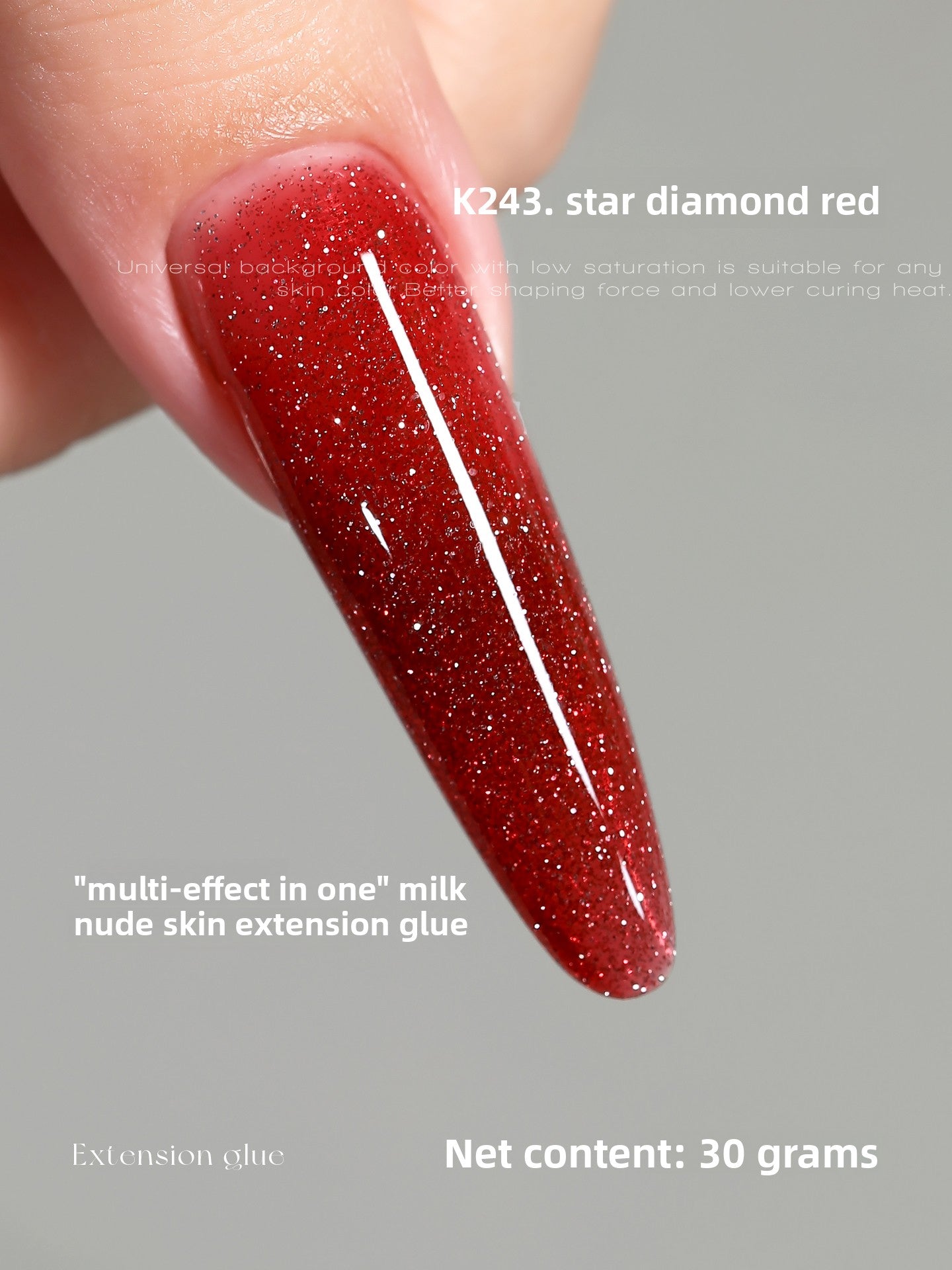 MR NAIL French Nail Forms & 3D Acrylic Builder Gel  Quick Extension Self-leveling