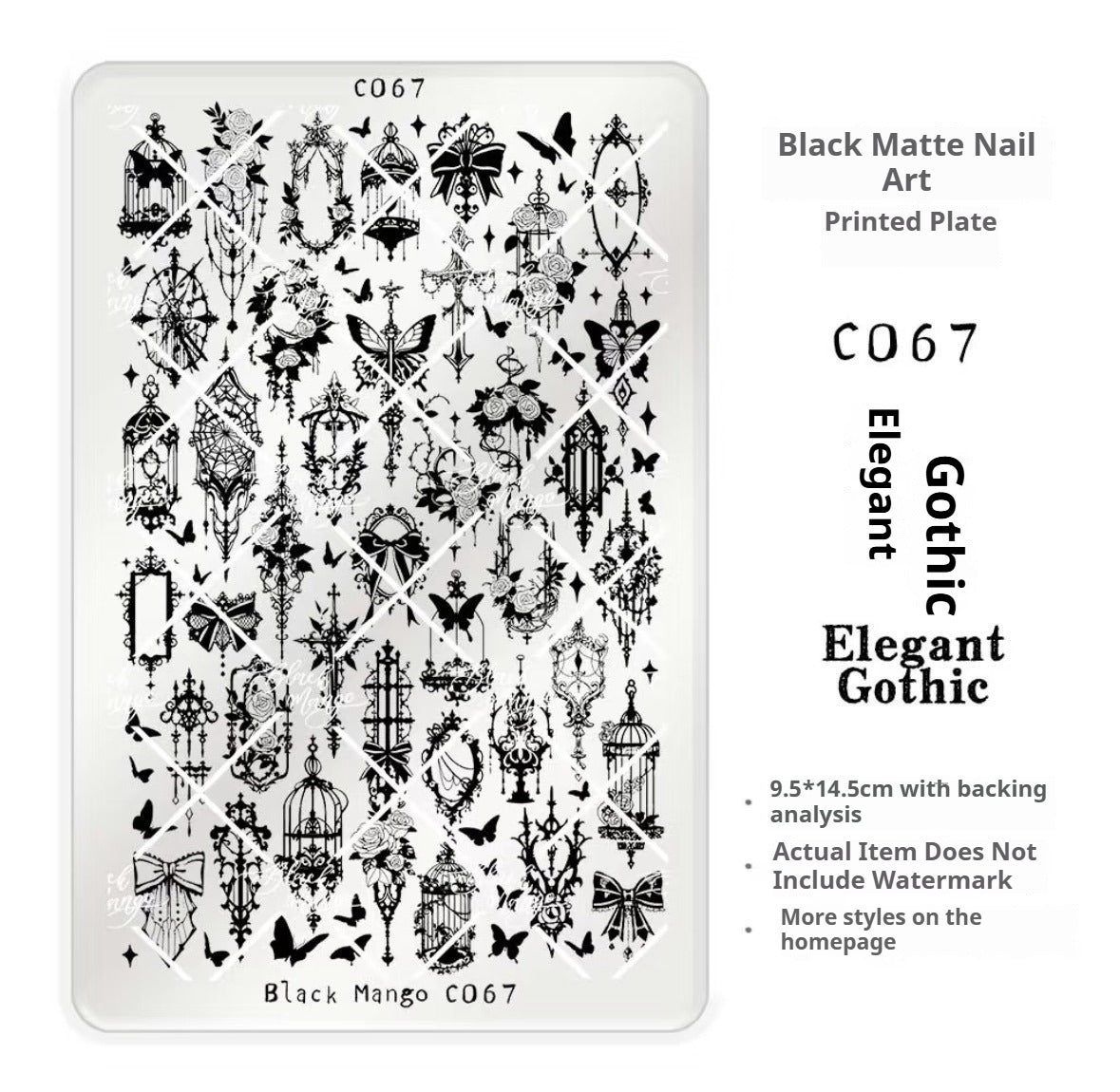 Collections-Black Magic Stamping Plate