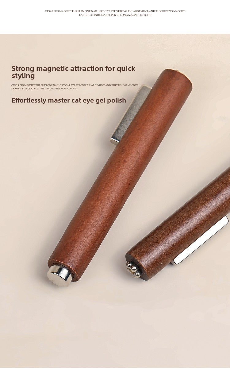 3 in 1 Cigar Large Magnet For Cat Eye Nail