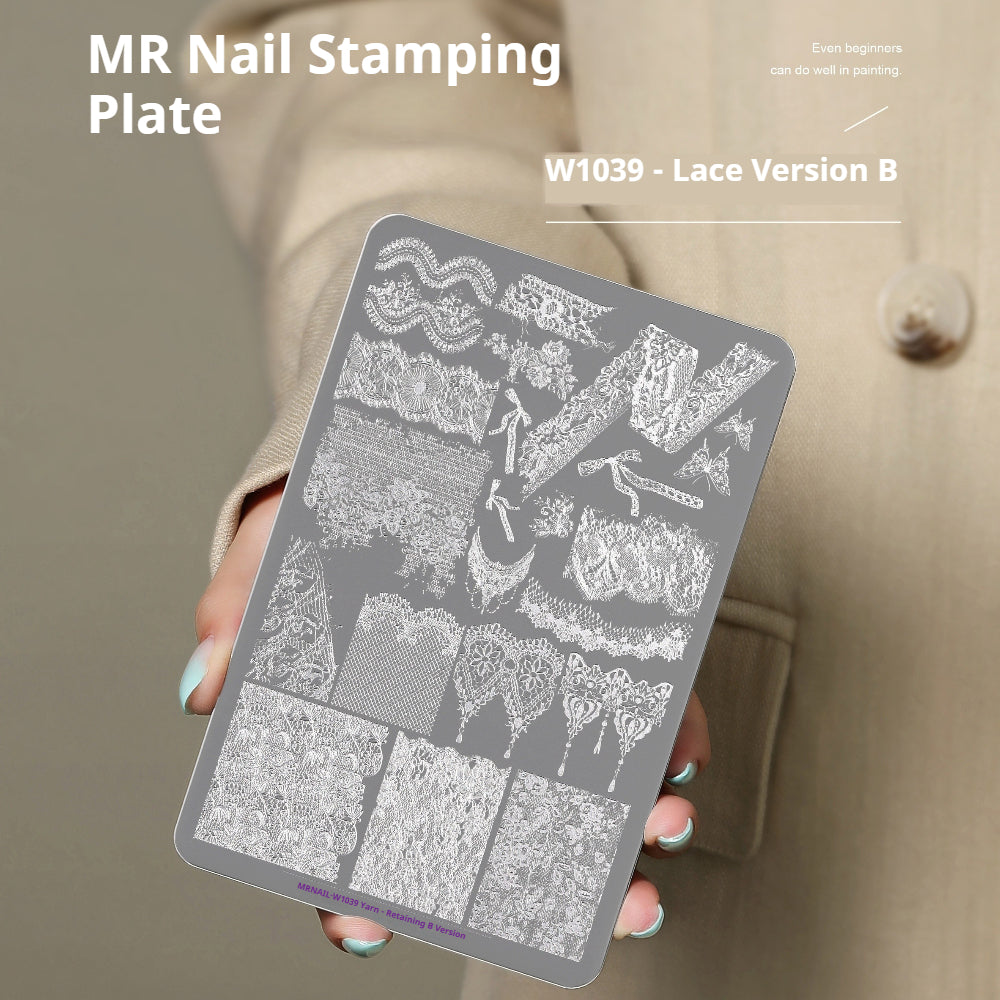 MR NAIL Nail Art Stamping Plate
