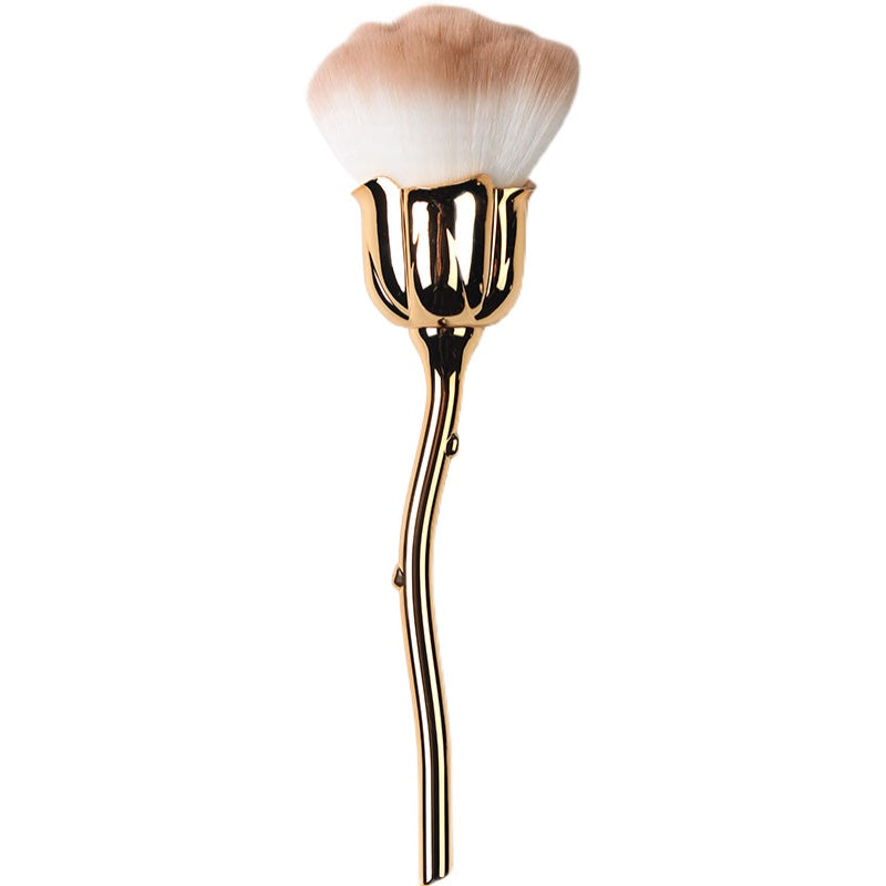 Japanese Style Nail Art Brush Rose Design Dust Cleaner