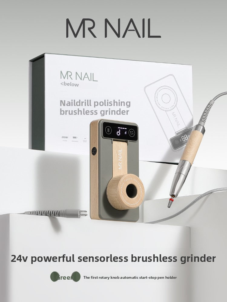 Mr Nail Electric Nail Drill Machine Professional Salon Use for Acrylic Gel Removal Cordless Low Noise