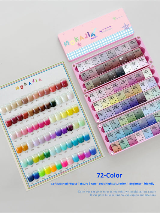MOKAJIA -72 Colors Pat Pat Gel Palette