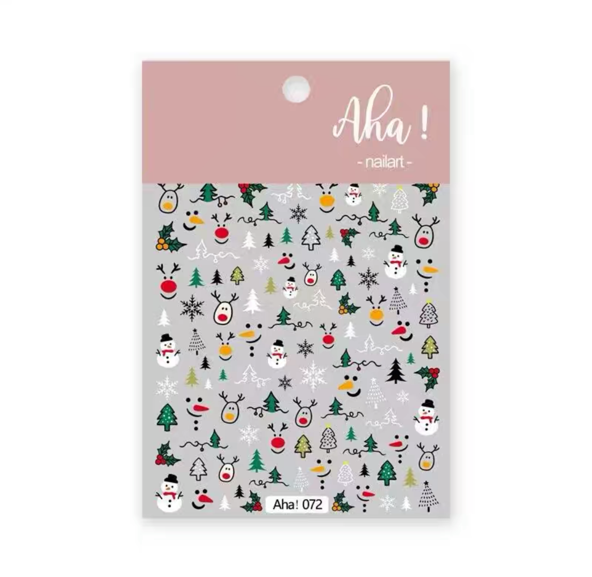 Aha-Holiday Elements Nail sticker