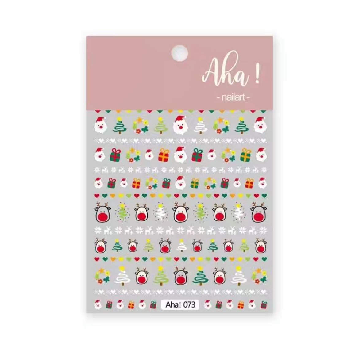 Aha-Holiday Elements Nail sticker