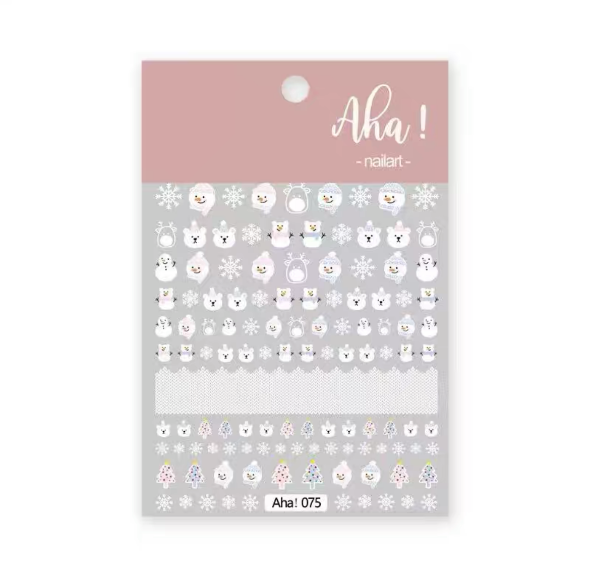 Aha-Holiday Elements Nail sticker