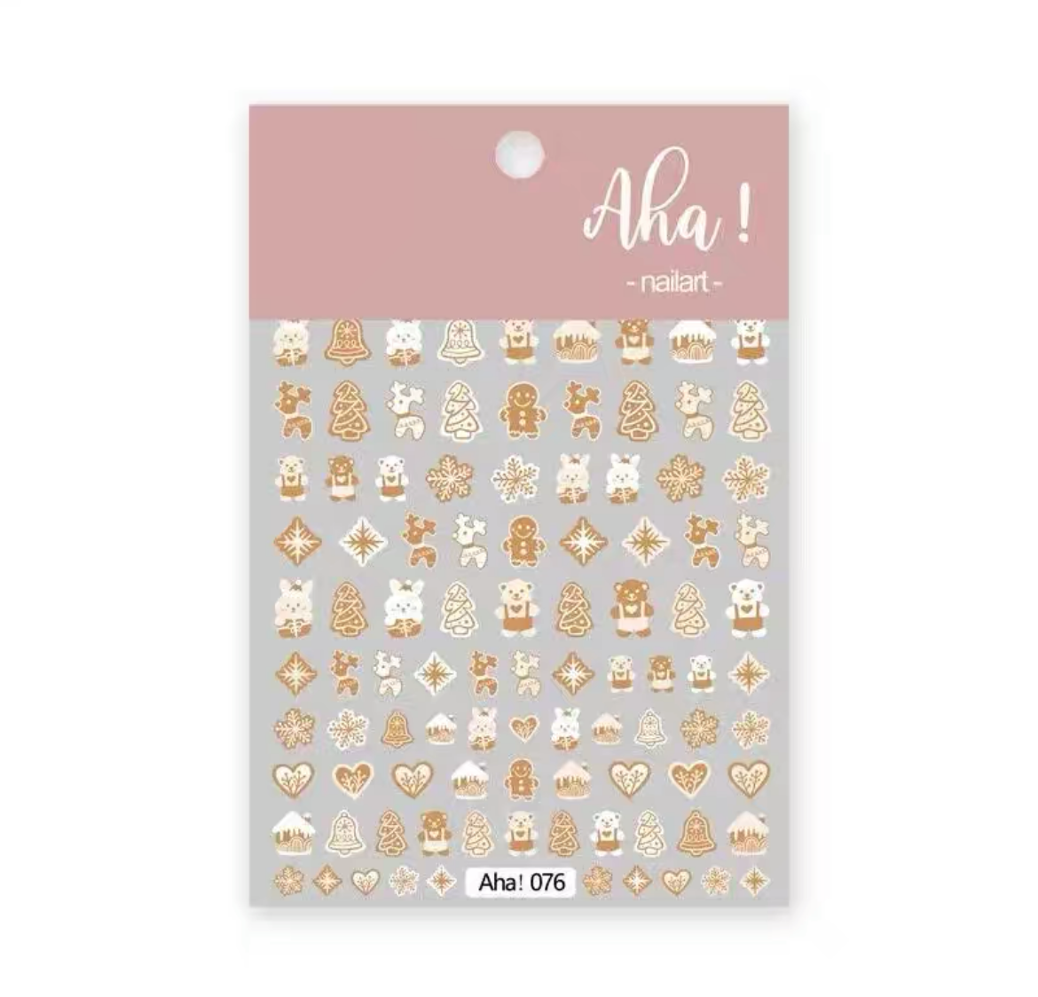 Aha-Holiday Elements Nail sticker