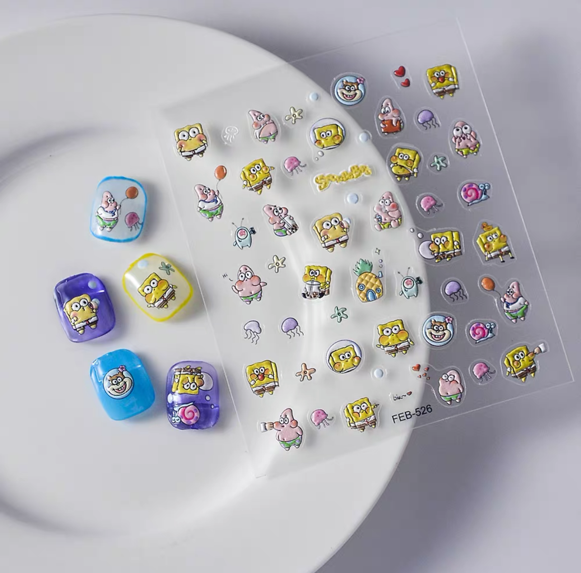 FEB Cartoon Nail Stickers