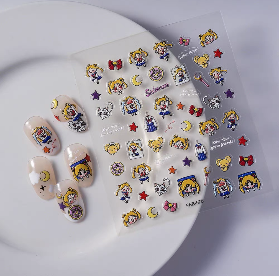 FEB Cartoon Nail Stickers