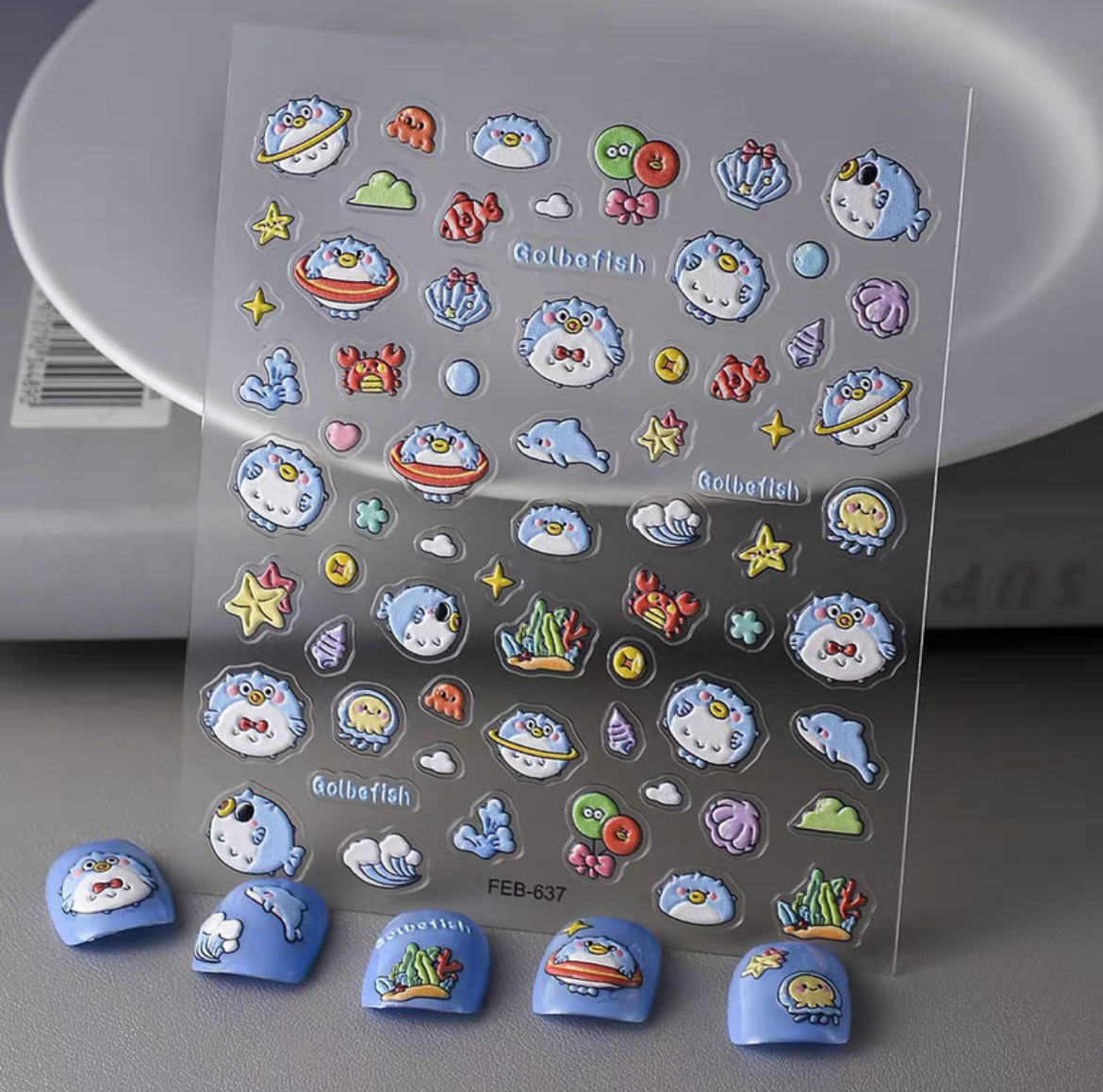 FEB Cartoon Nail Stickers