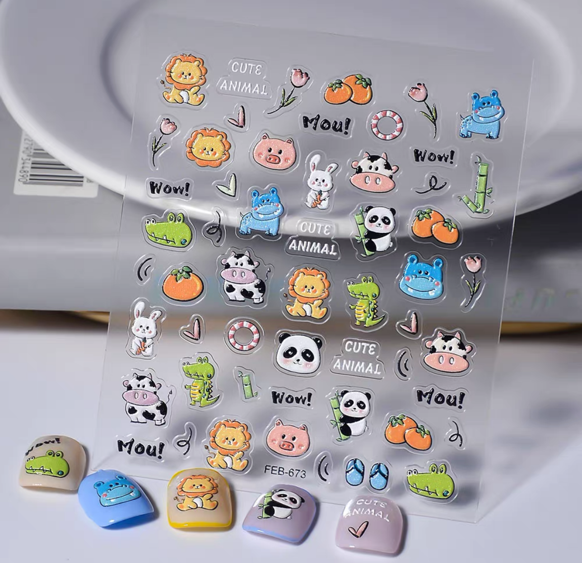 FEB Cartoon Nail Stickers