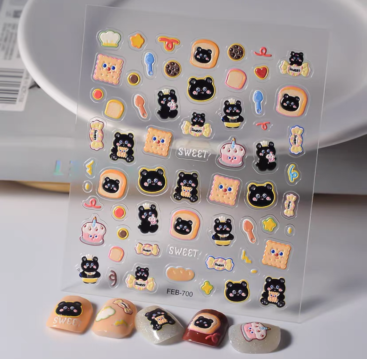 FEB Cartoon Nail Stickers