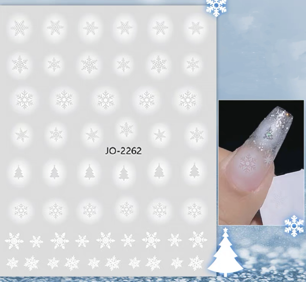 Snowflake Nail Stickers