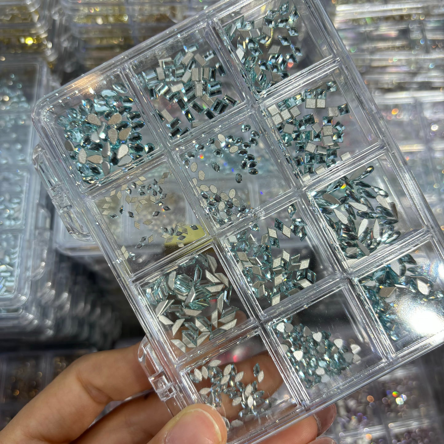 Classic Flat Diamond Rhinestones For Bling Nail Art