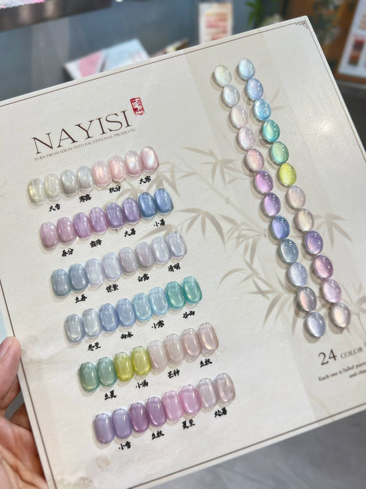 NAYISI 24 Colors Cat Eye Collection