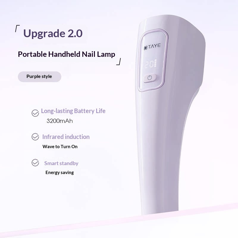 TAYE- Compact Portable Rechargeable Quick-Drying LED Hand Nail Lamp