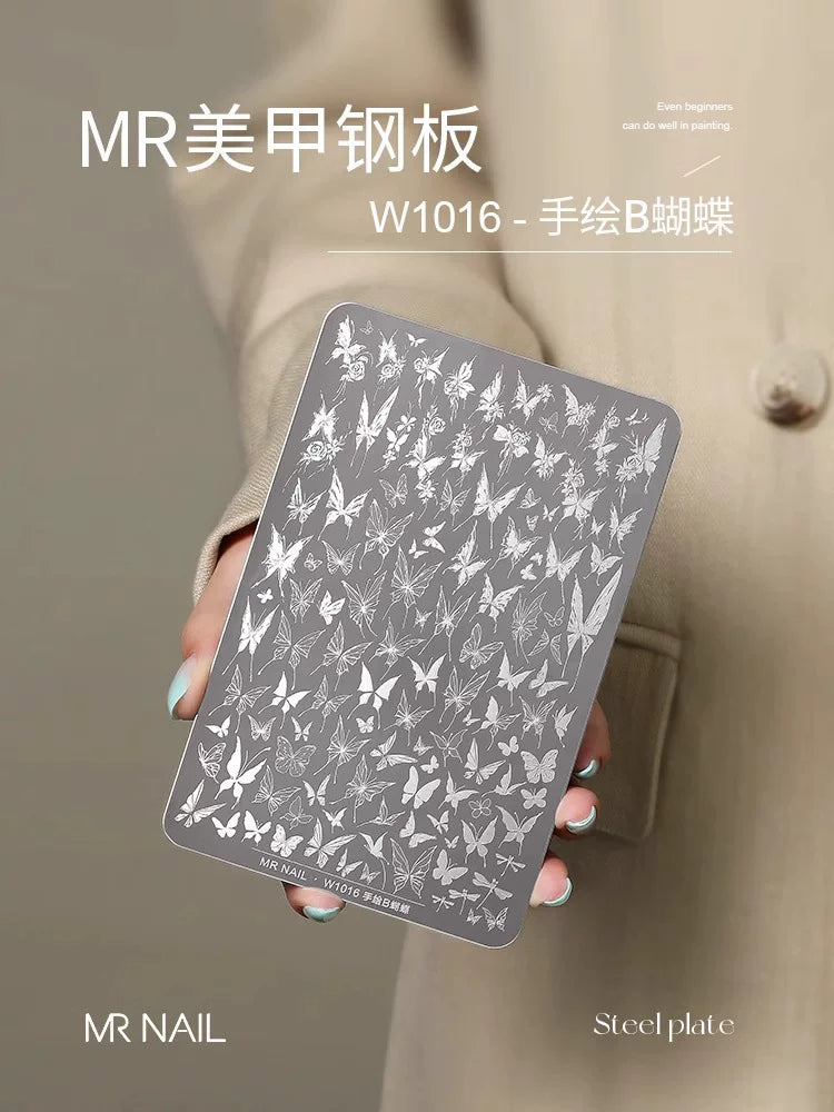 MR NAIL Nail Art Stamping Plate