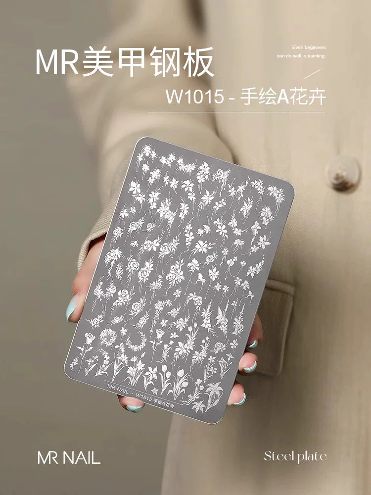 MR NAIL Nail Art Stamping Plate