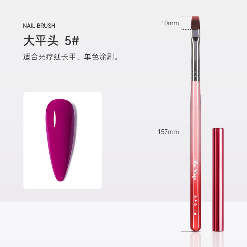 Red Wine Nail Art Brush