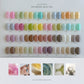 Mokajia  72-Color Ins Gel, Sheer Jelly Gel, Pudding Gel Palette