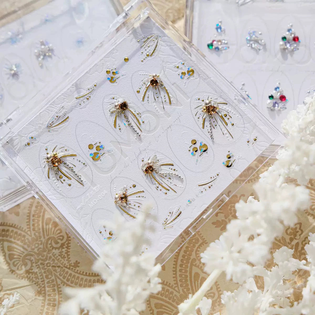 Luxury Christmas Nail Diamond Nail Sticker