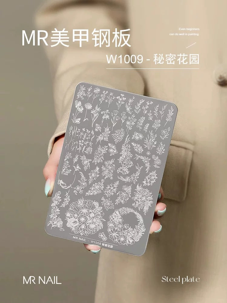 MR NAIL Nail Art Stamping Plate