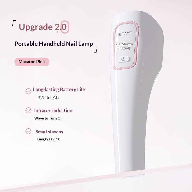 TAYE- Compact Portable Rechargeable Quick-Drying LED Hand Nail Lamp