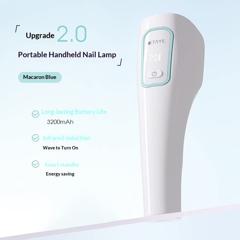 TAYE- Compact Portable Rechargeable Quick-Drying LED Hand Nail Lamp