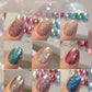 MOKAJIA Nail New Glitter Gel, Ultra-Shiny Hydrating Opal Crushed Diamond Gel
