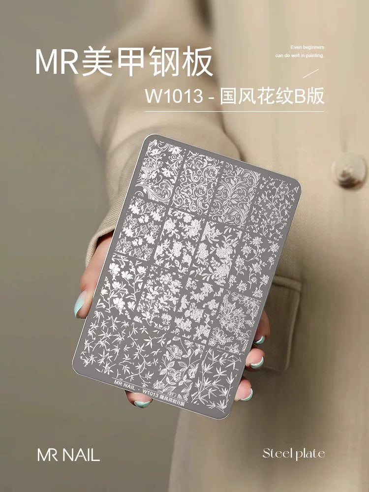 MR NAIL Nail Art Stamping Plate