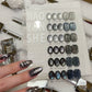 JIAO YAN SHE 12-Color Cocoa Crushed Gold Cat Eye High-Density Magnetic Glitter Shard Nail Gel