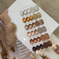 JIAO YAN SHE 12-Color Cocoa Crushed Gold Cat Eye High-Density Magnetic Glitter Shard Nail Gel
