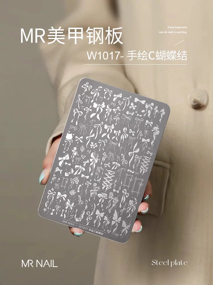 MR NAIL Nail Art Stamping Plate
