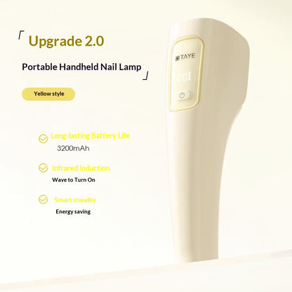 TAYE- Compact Portable Rechargeable Quick-Drying LED Hand Nail Lamp