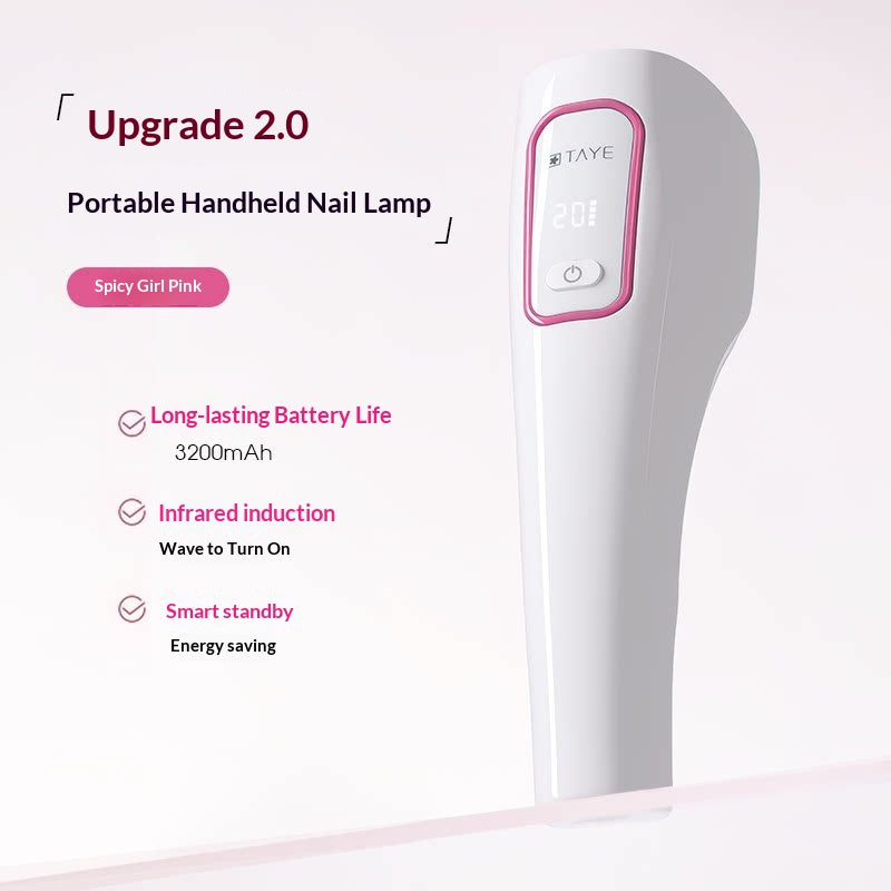TAYE- Compact Portable Rechargeable Quick-Drying LED Hand Nail Lamp