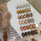 JIAO YAN SHE 12-Color Cocoa Crushed Gold Cat Eye High-Density Magnetic Glitter Shard Nail Gel