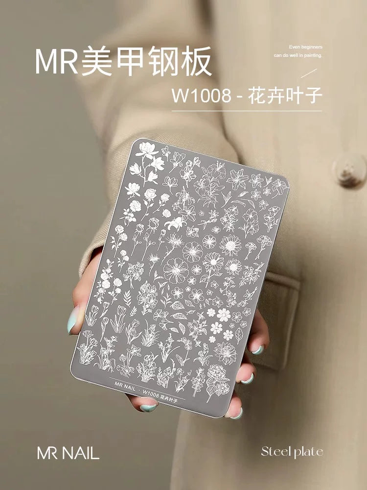 MR NAIL Nail Art Stamping Plate