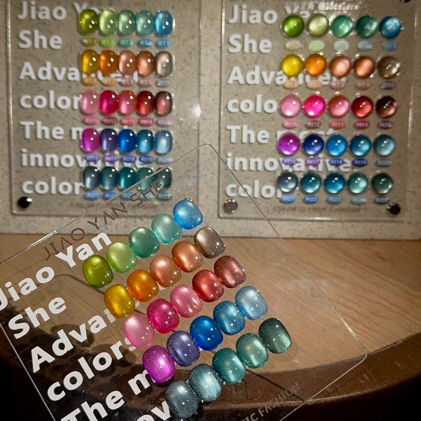 Jiao Yan She 25-color Nail Polish Gel Glass Beads Set