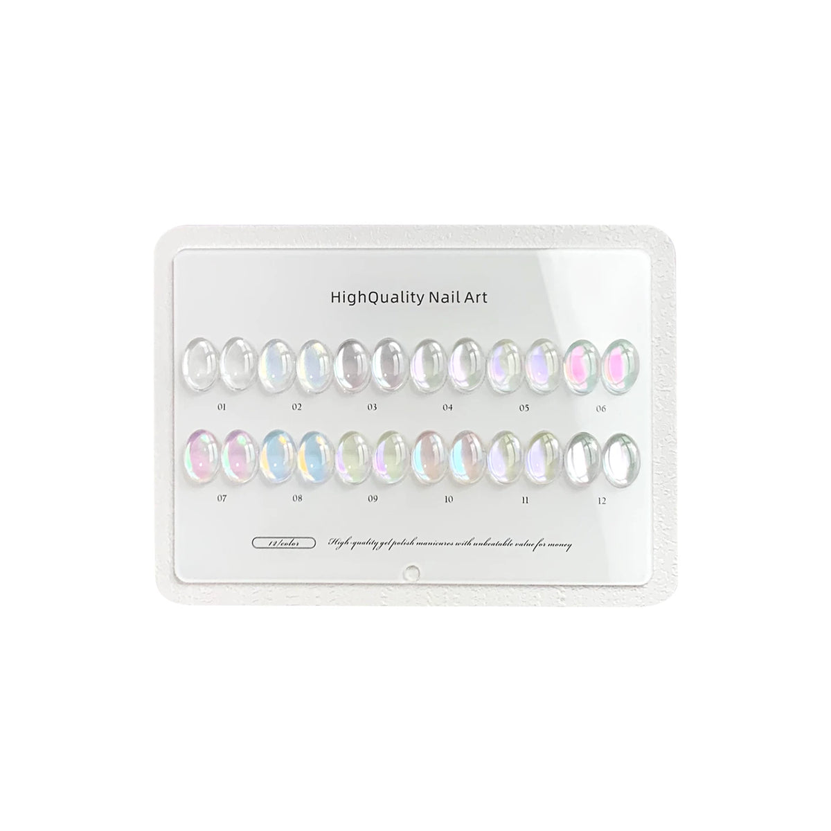 Moonlight Aurora Chrome Powder 12 Colors Set