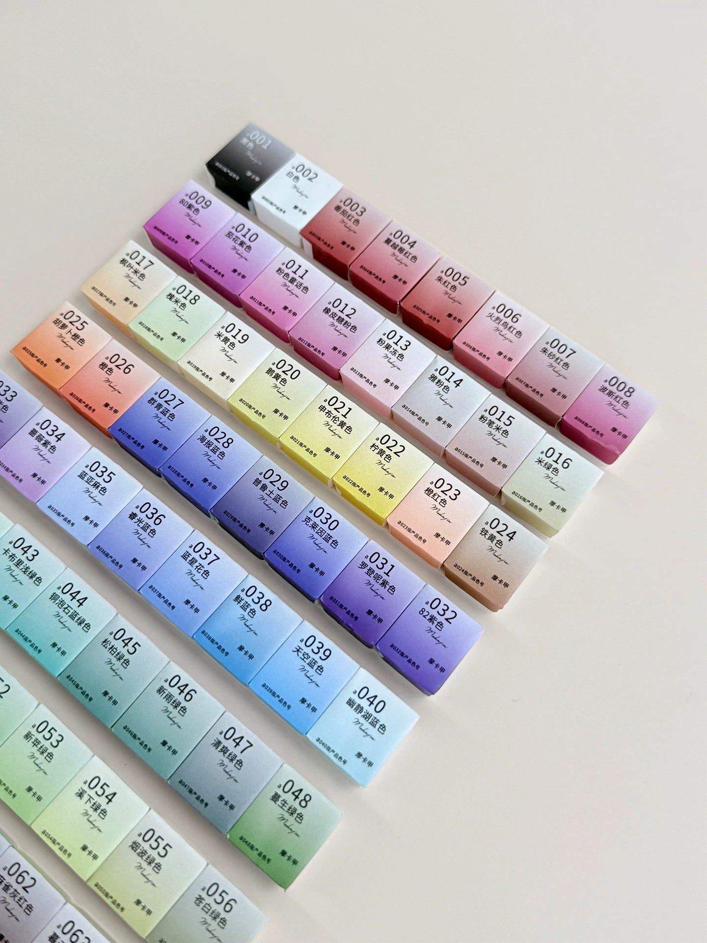 MOKAJIA 72 Colors No-wipe Painting Gel, High Saturation for Line Drawing