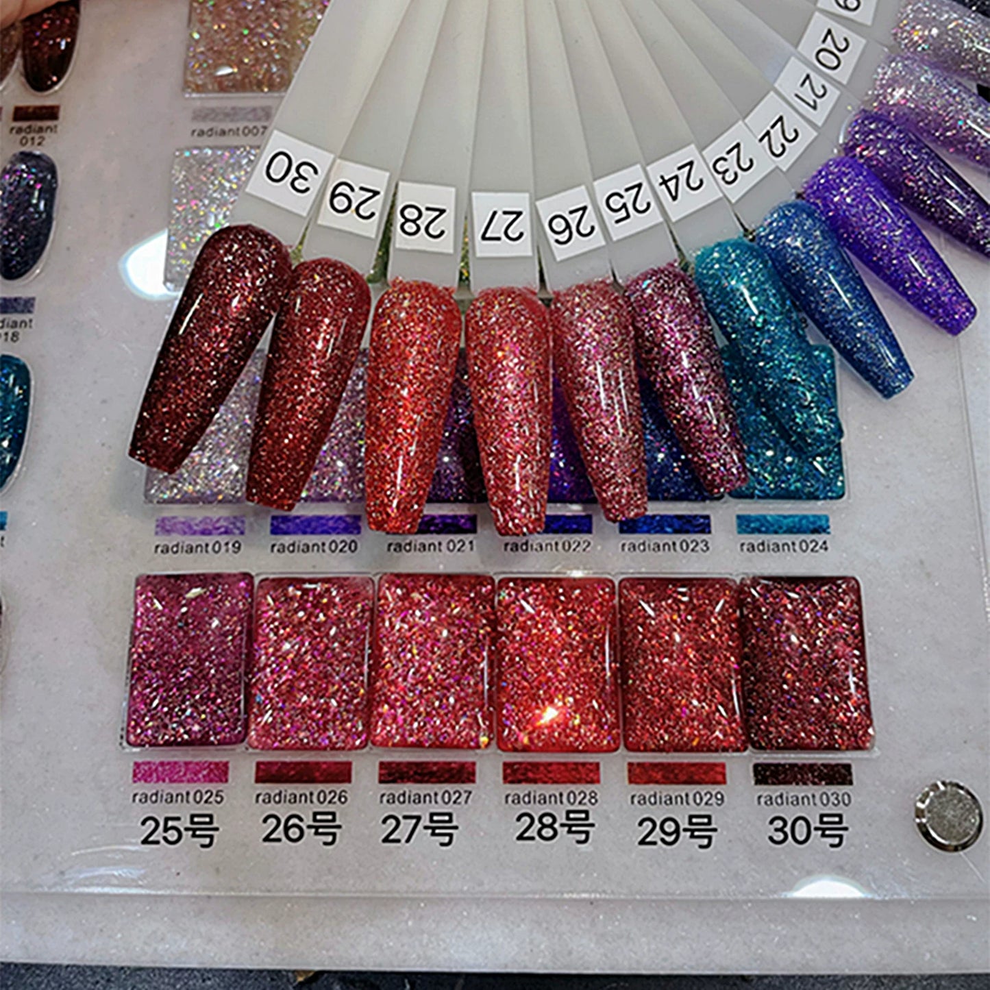 Jiao Yan She 30-Color Gilded Glittering Platinum Collection