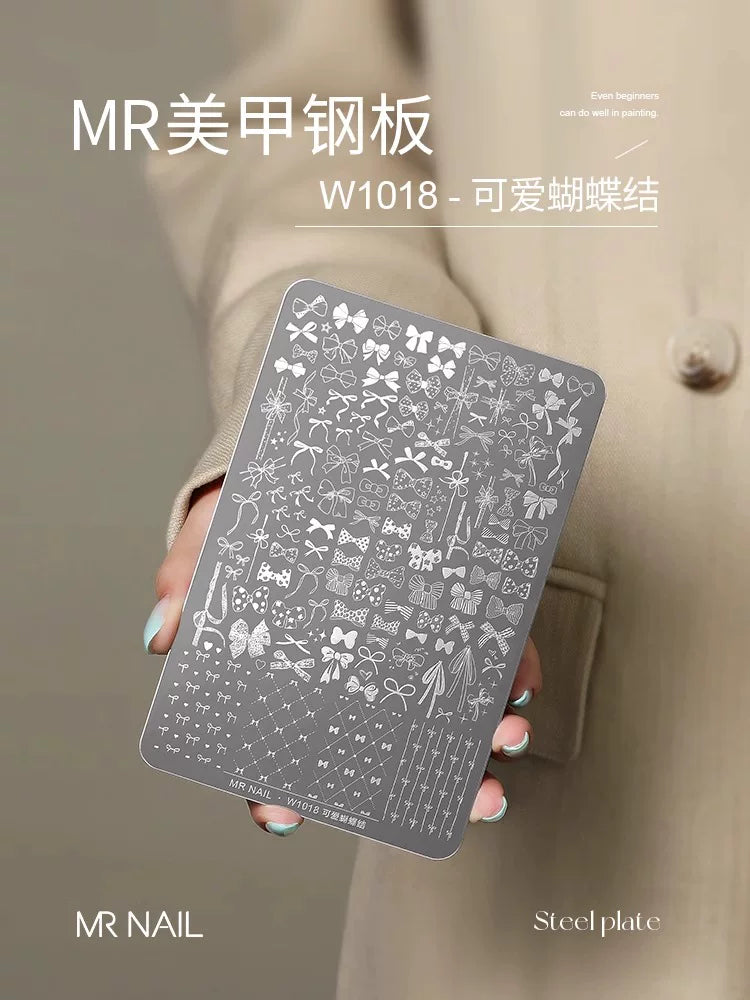 MR NAIL Nail Art Stamping Plate