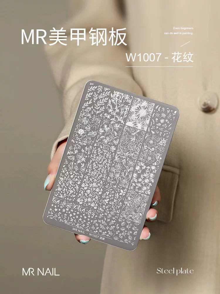 MR NAIL Nail Art Stamping Plate