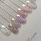 MOKAJIA Nail New Glitter Gel, Ultra-Shiny Hydrating Opal Crushed Diamond Gel