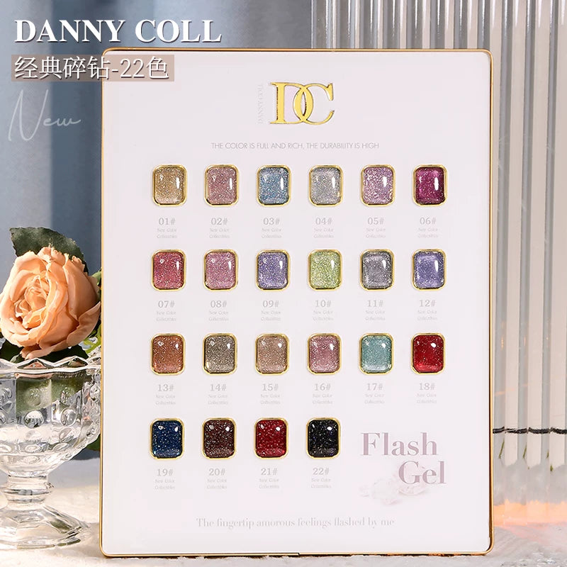 Dannycoll  2026  Whitening Cherry Cat Eye Nail Gel