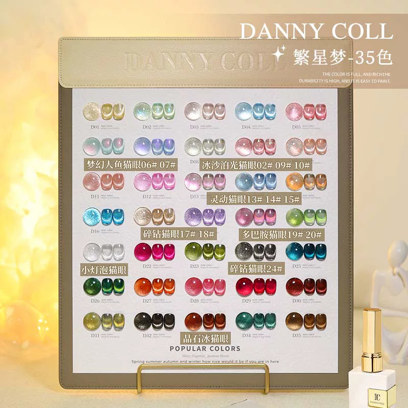 Dannycoll  2026  Whitening Cherry Cat Eye Nail Gel