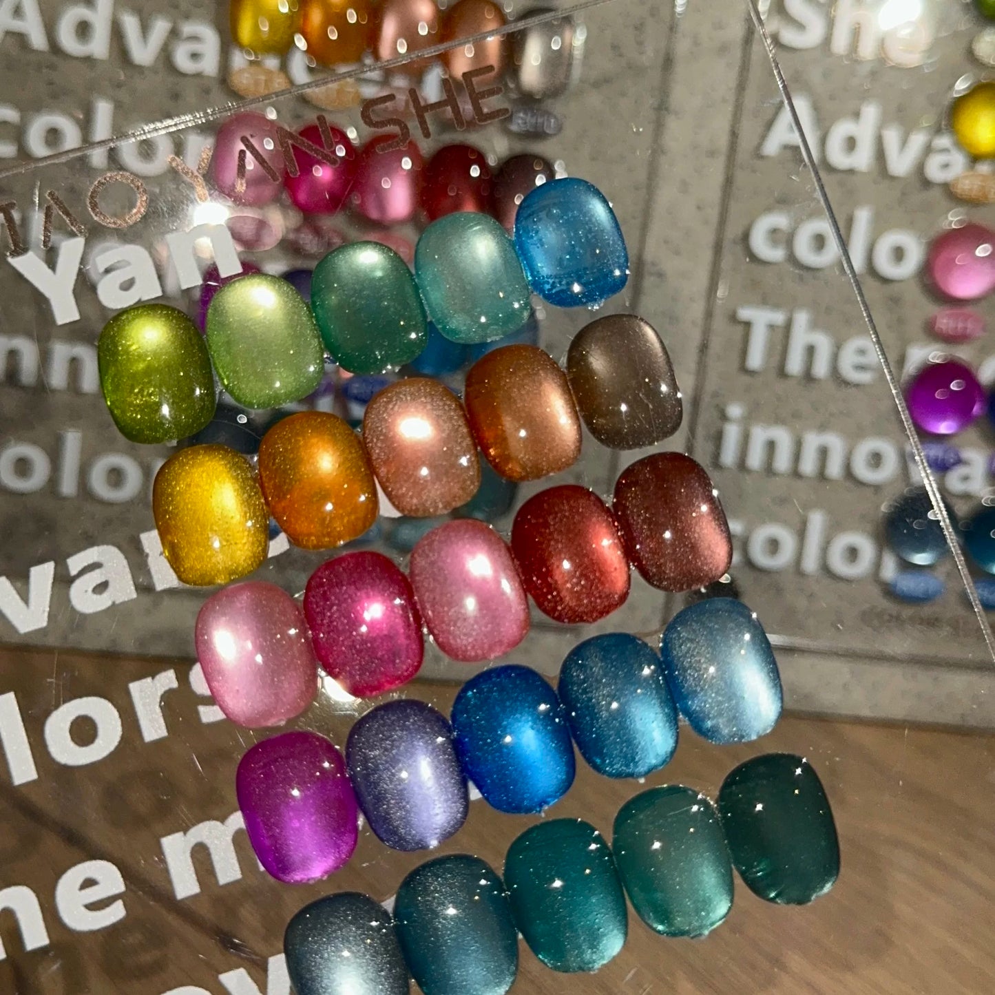 Jiao Yan She 25-color Nail Polish Gel Glass Beads Set