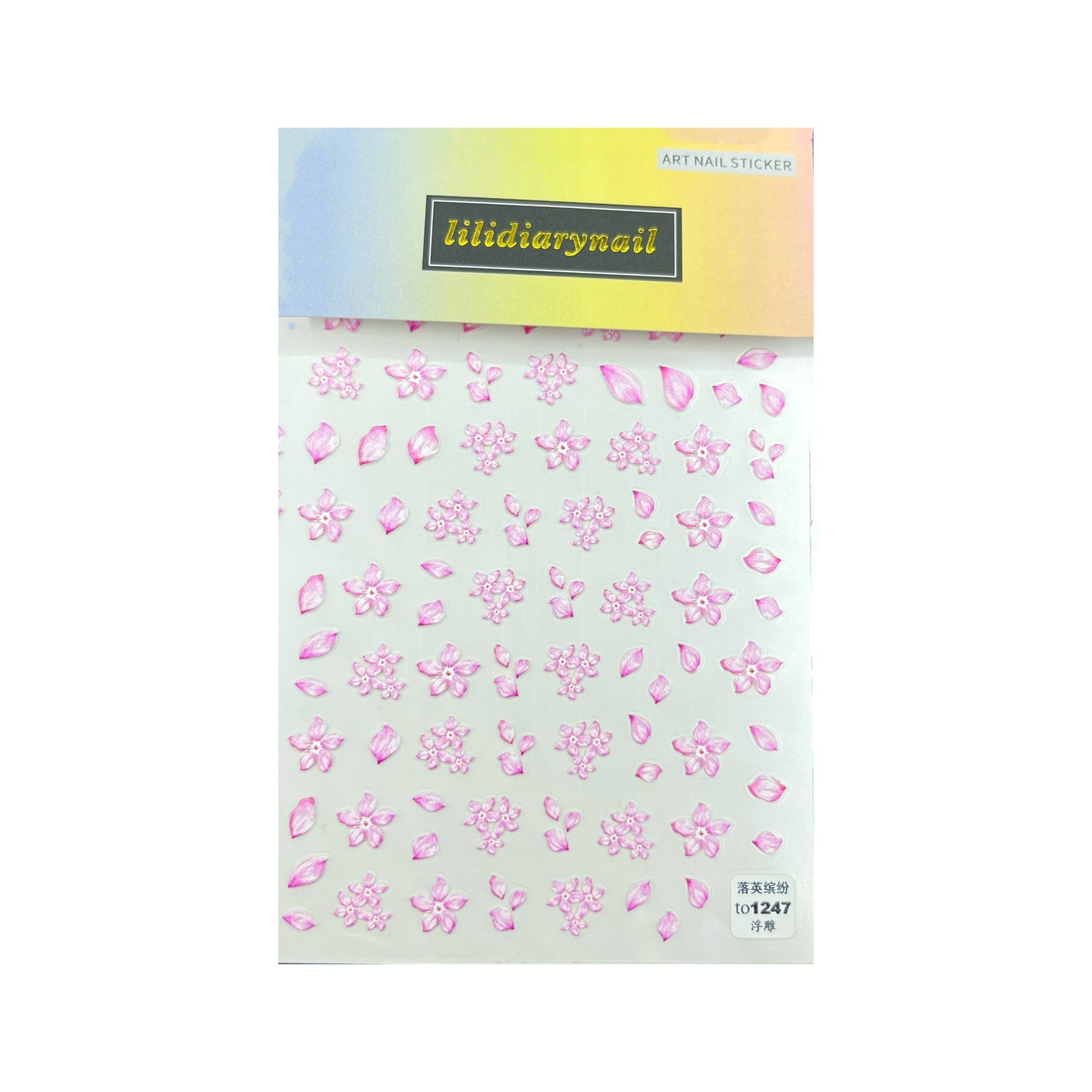 Flower Collection Nail Sticker Decoration