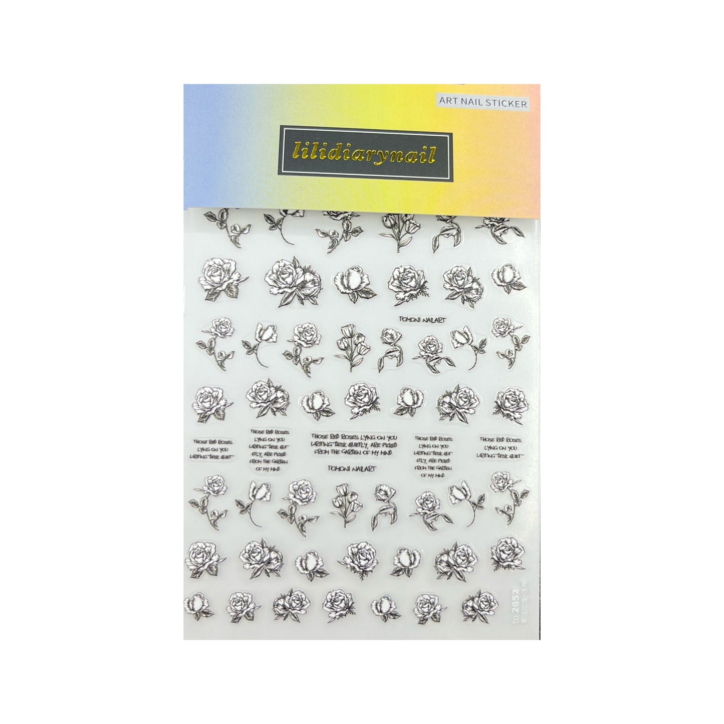 Flower Collection Nail Sticker Decoration